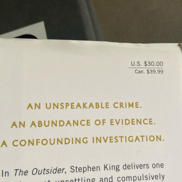 THE OUTSIDER by Stephen King - Picture 4 of 4